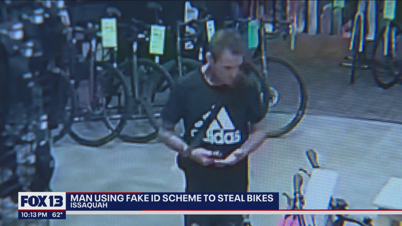 Police looking for man who uses fake ID's to steal bikes