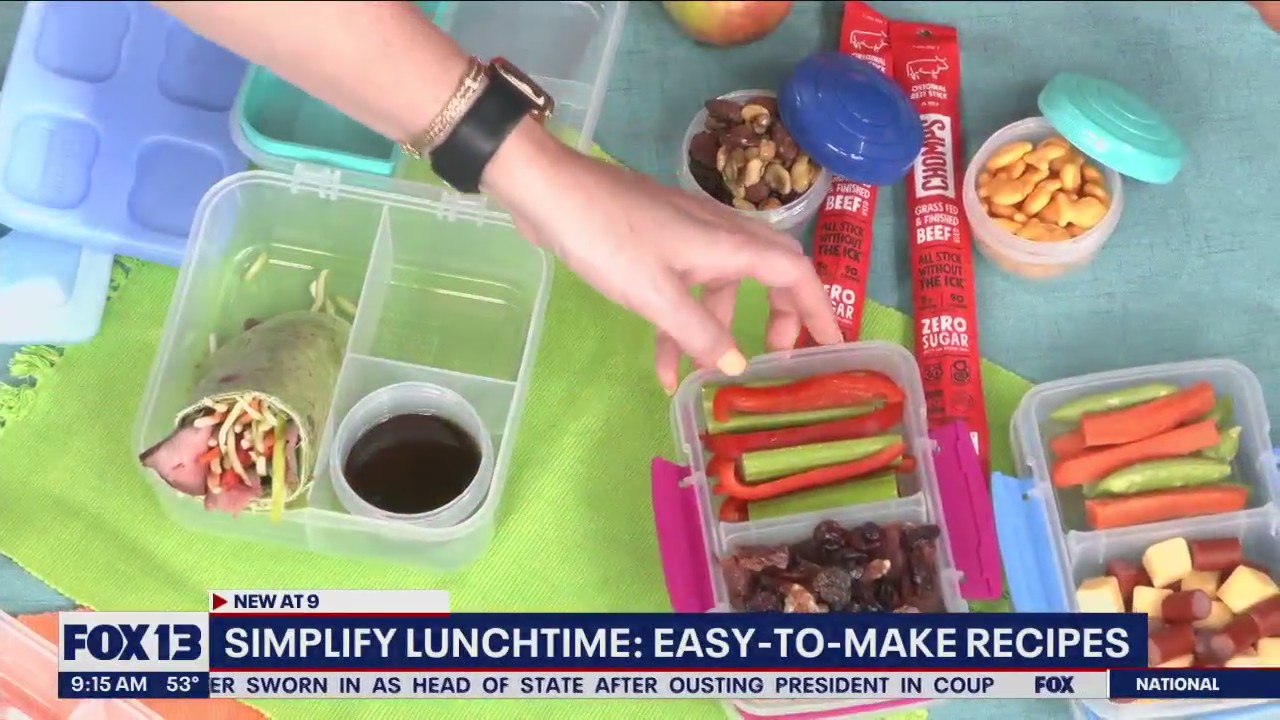 Easy-to-make recipes to help simplify school lunches