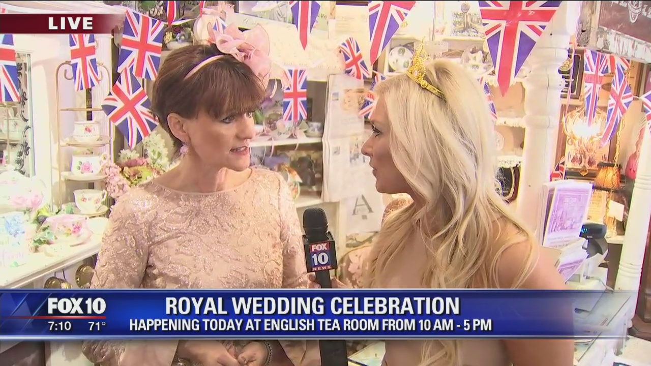 English Tea Room hosts Royal Wedding party