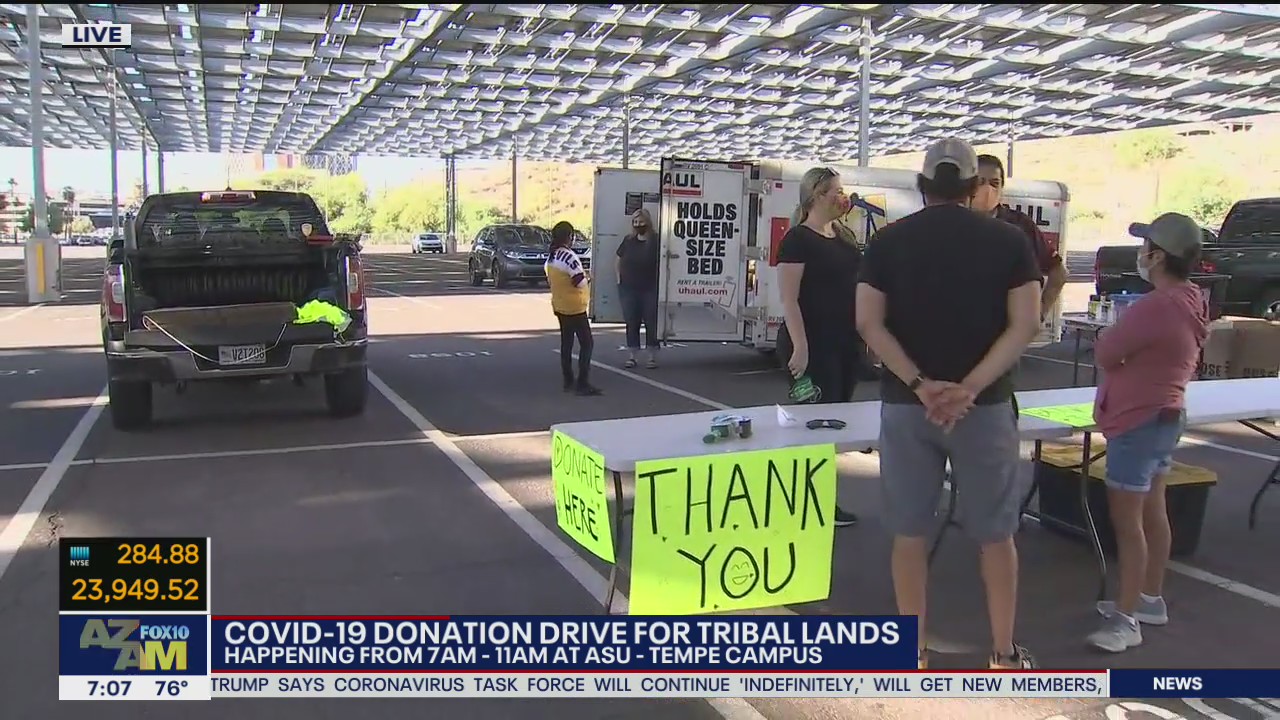 COVID-19 donation drive to benefit tribal lands happening at ASU