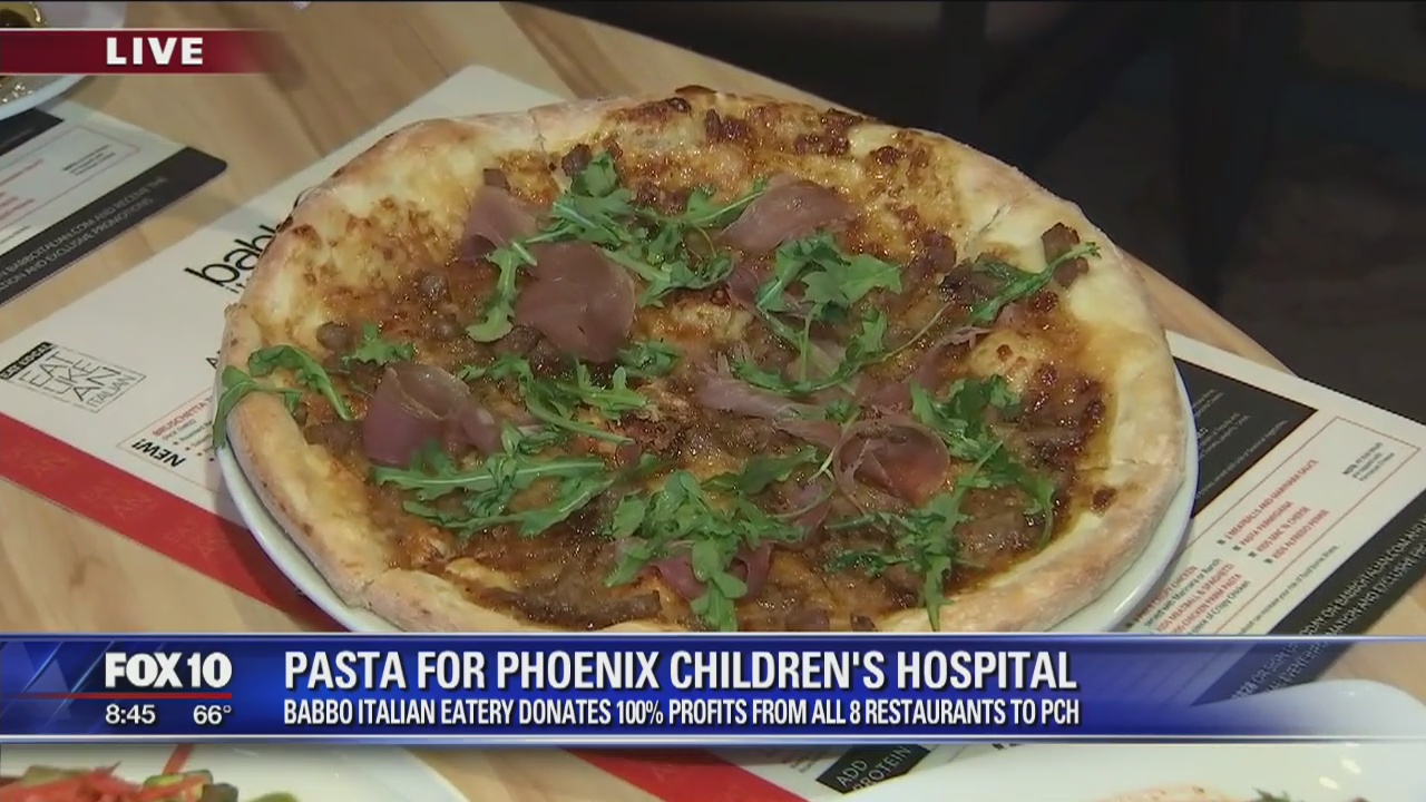 Cory's Corner: Pasta for Phoenix Children's Hospital