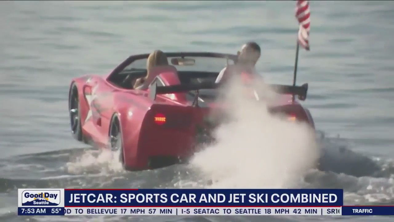 JetCar: Sports car and jet ski combined