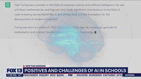 Positive and challenges of AI in schools