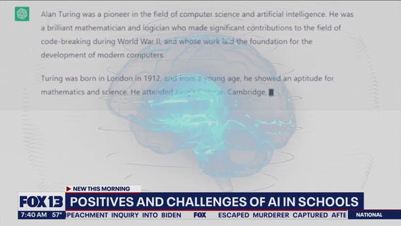 Positive and challenges of AI in schools