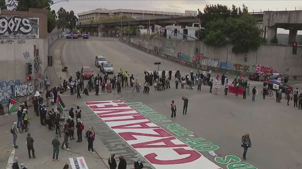 Pro-Gaza protest in Oakland