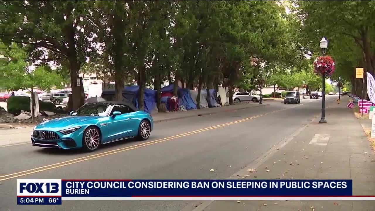 Burien city council considering public sleeping ban