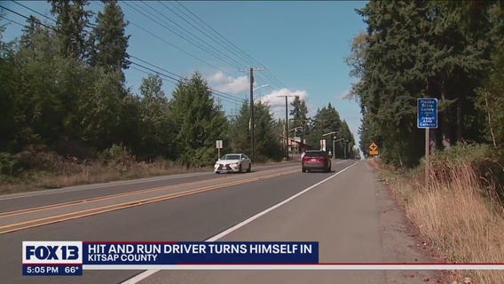 Kitsap County hit-and-run suspect turns himself in