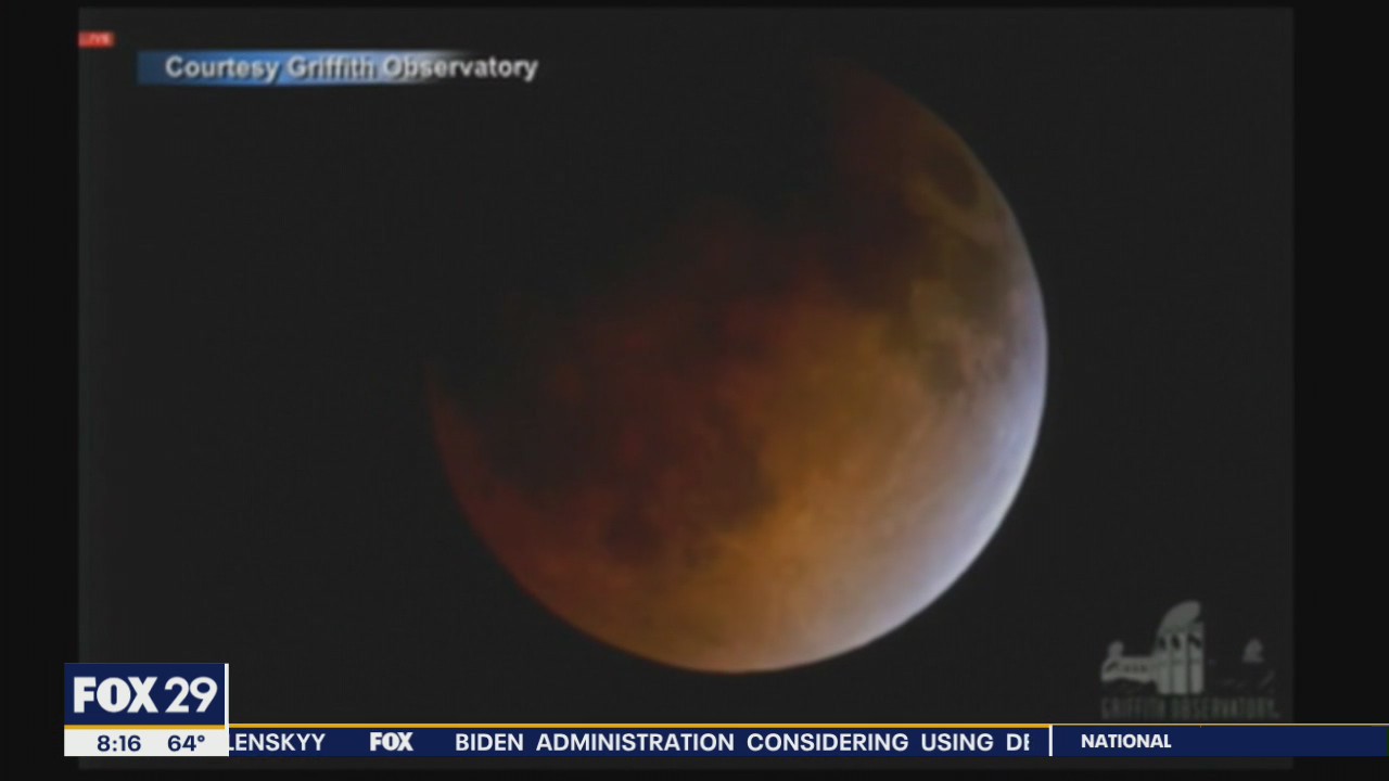 Watch 'Blood Moon' total lunar eclipse
