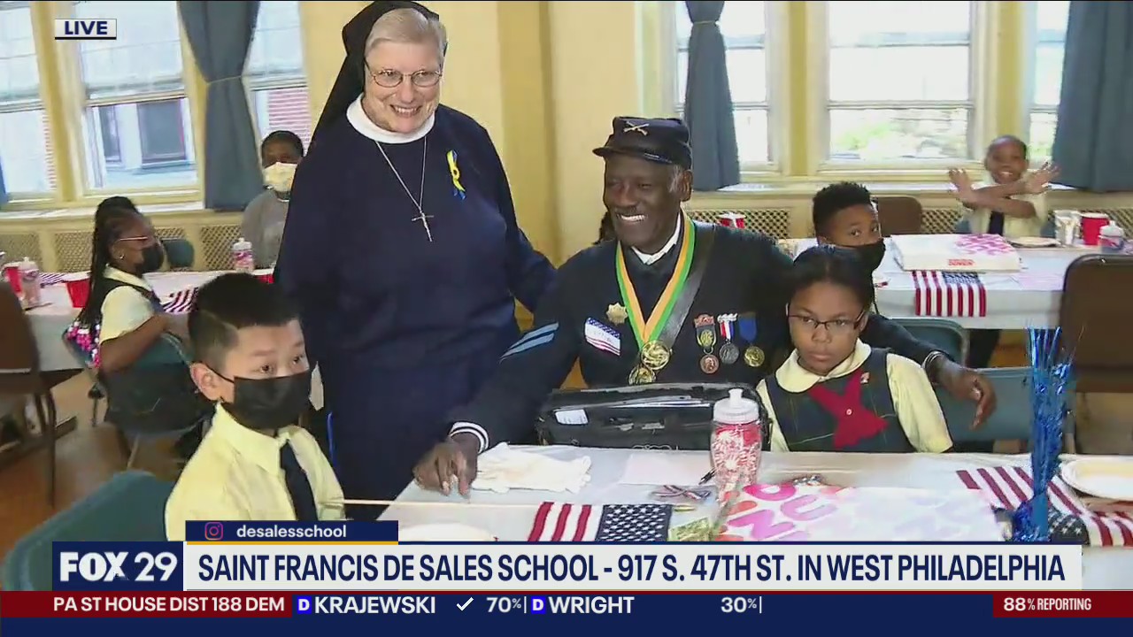 Local students celebrate veterans as part of service project