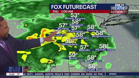 Weather Authority: 5 p.m. Wednesday forecast