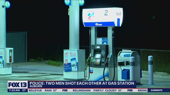 Police investigate shooting at Auburn gas station