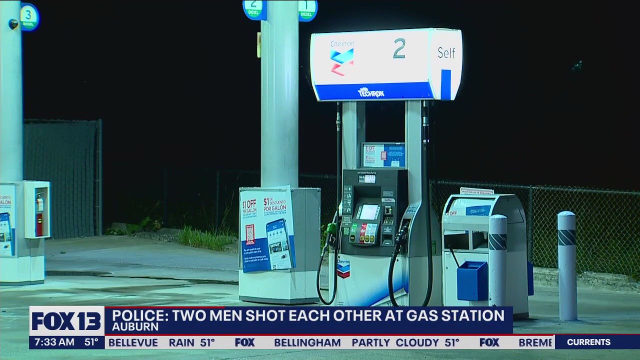 Police investigate shooting at Auburn gas station