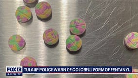 Authorities issue warning about new colorful form of fentanyl-laced pills