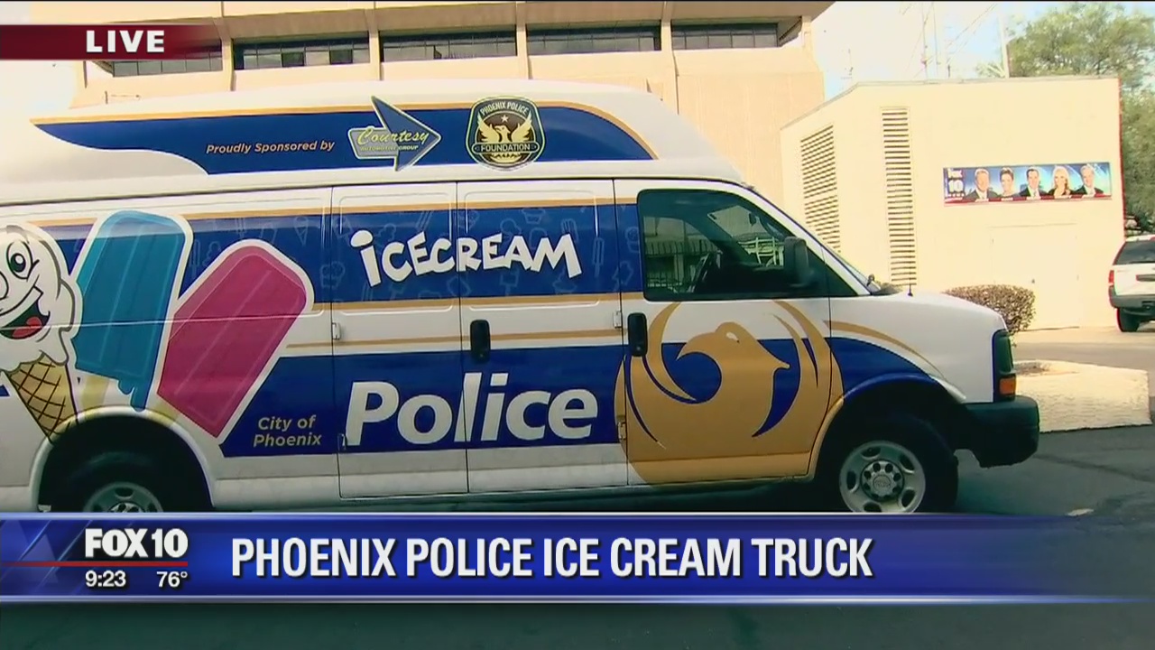 Phoenix Police debut new ice cream truck