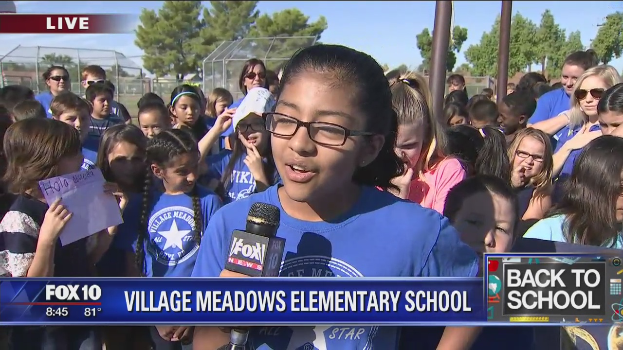 Back to school: Village Meadows Elementary School