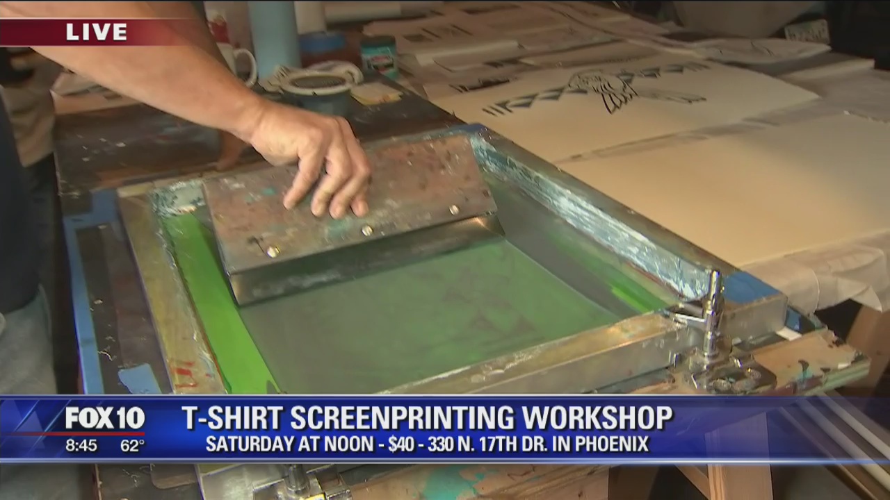 Cory's Corner: T-shirt screenprinting with Jacob Meders