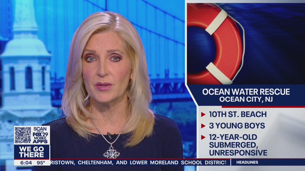 3 boys rescued from rip current in Ocean City, NJ
