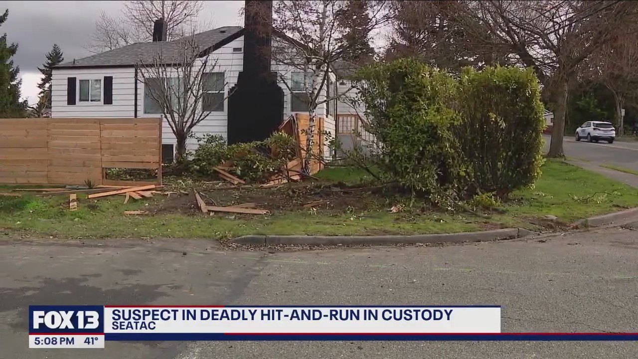 Suspect in SeaTac deadly hit-and-run in custody | FOX 13 Seattle