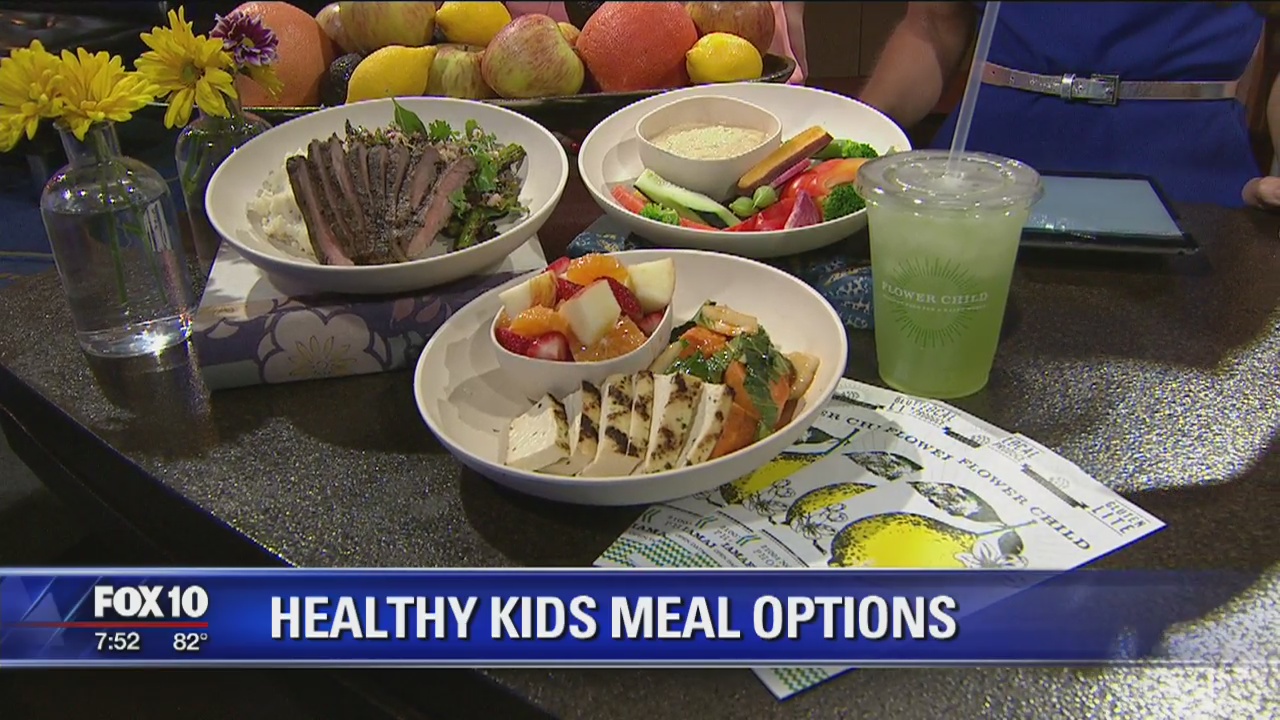 Healthy kids meal options
