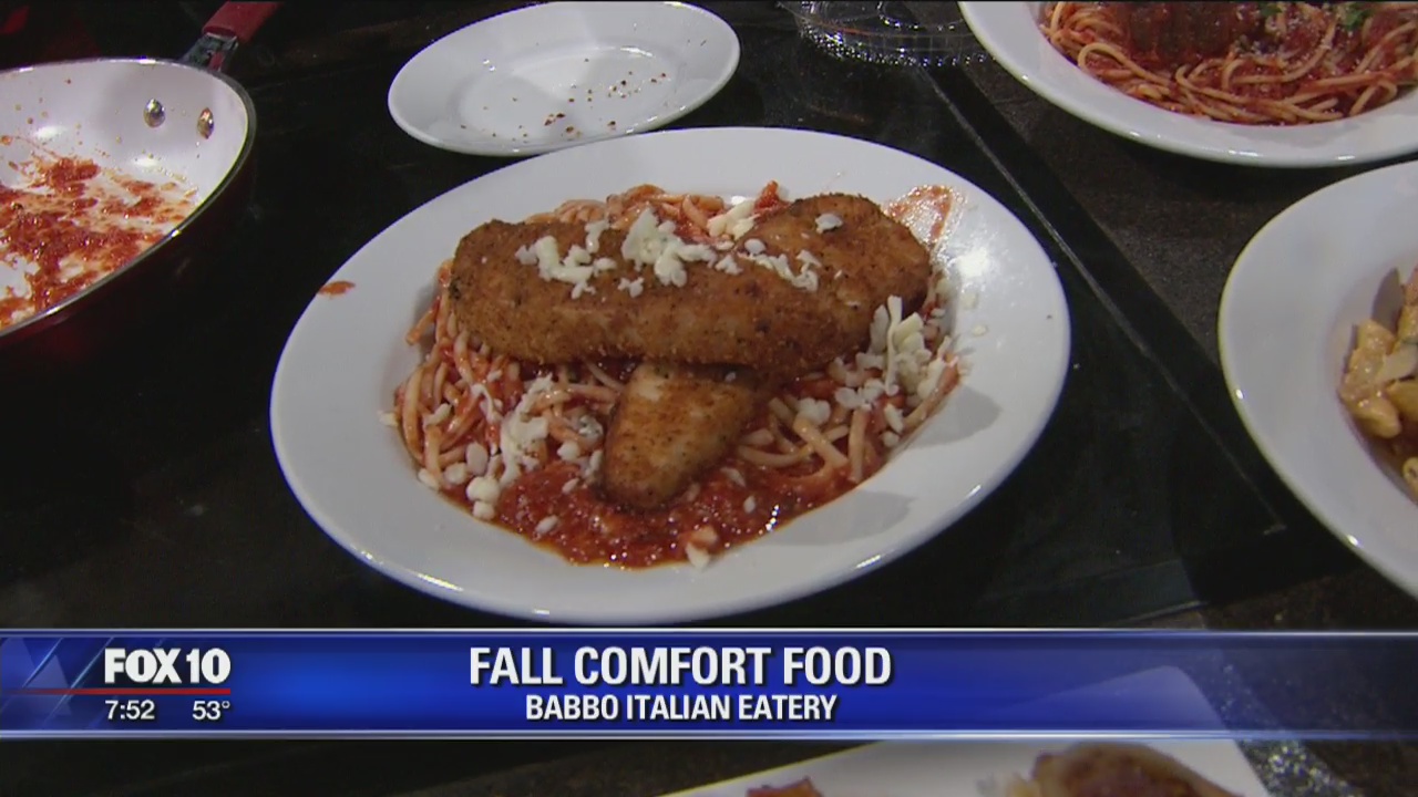 Babbo comfort food