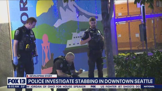 Police investigate stabbing in Downtown Seattle