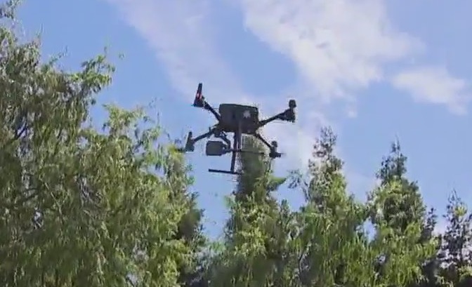 Closer look at San Ramon police drone that helped lead to arrests in jewelry heist