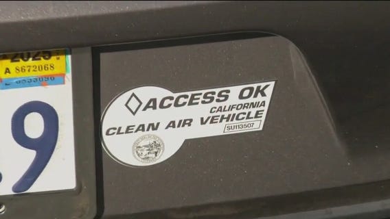 Half a million Californian drivers have Clear Air decals