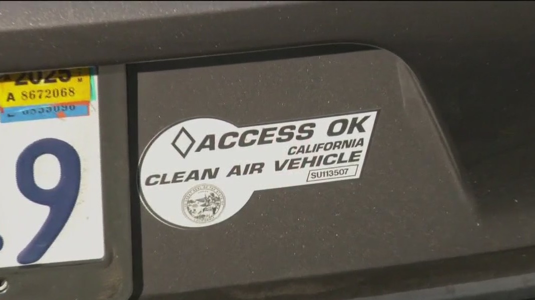 Half a million Californian drivers have Clear Air decals