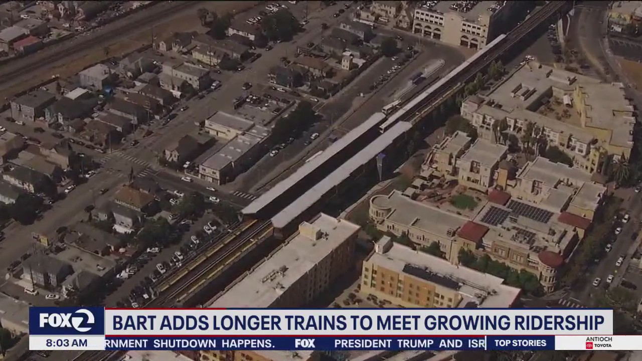 BART adds longer trains