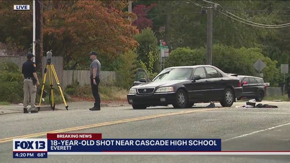 18-year-old shot near Cascade High School