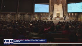Vigil held in support of Israel