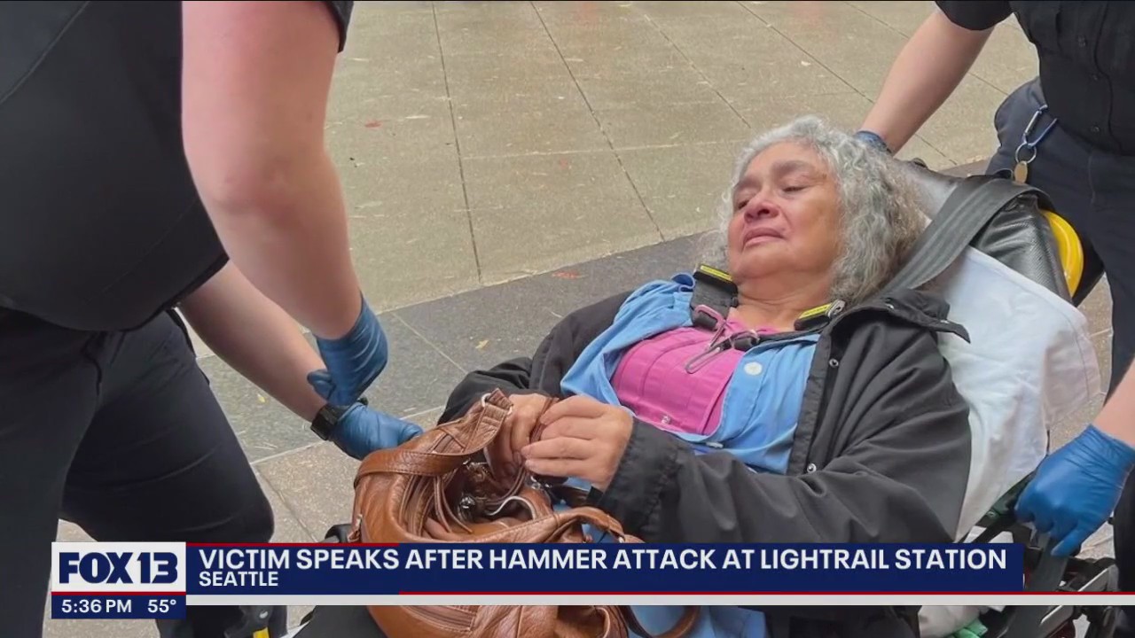 Victim speaks after light rail hammer attack | FOX 13 Seattle