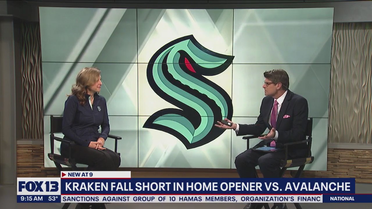 Kraken fall short in home opener vs. Avalanche