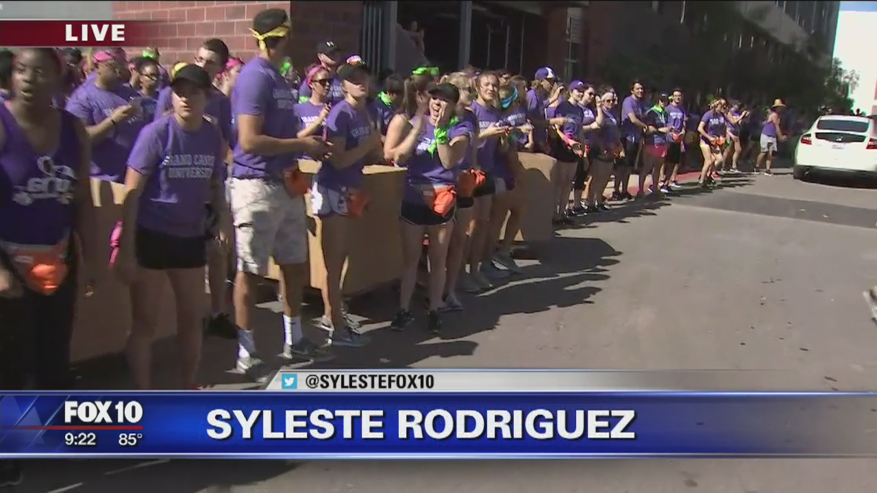 Move-in day at Grand Canyon University