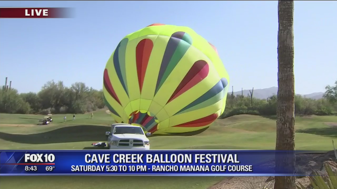 Come fly away at the Cave Creek Balloon Festival