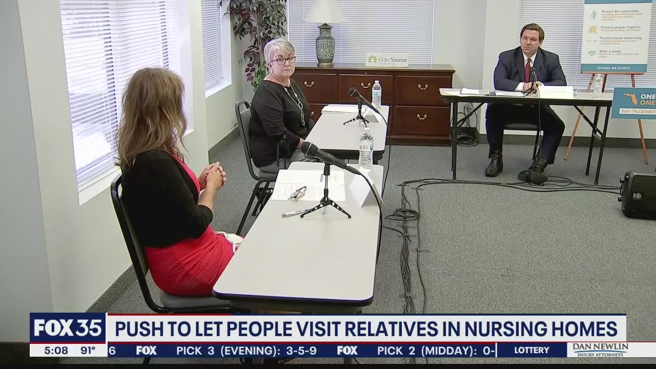 Push to let Floridians visit loved ones in nursing homes