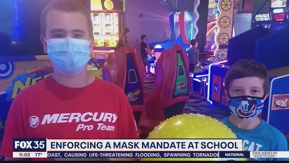 Enforcing mask mandate at school