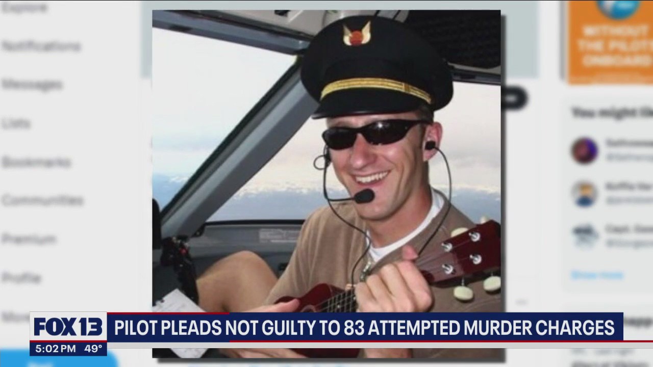 Pilot pleads not guilty to 83 attempted murder charges | FOX 13 Seattle