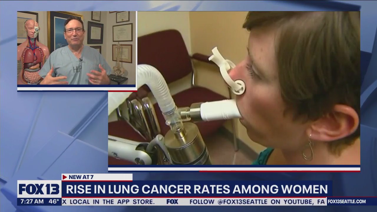 Rise in lung cancer rates among women