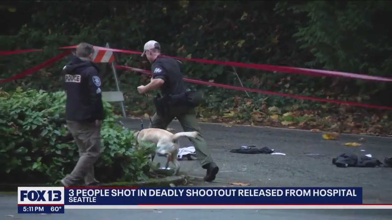 3 injured in deadly shootout released from hospital