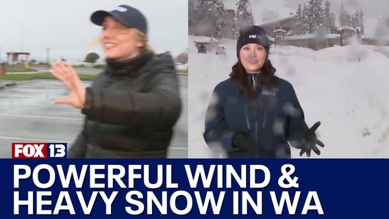 Strong winds, heavy mountain snow in Western Washington