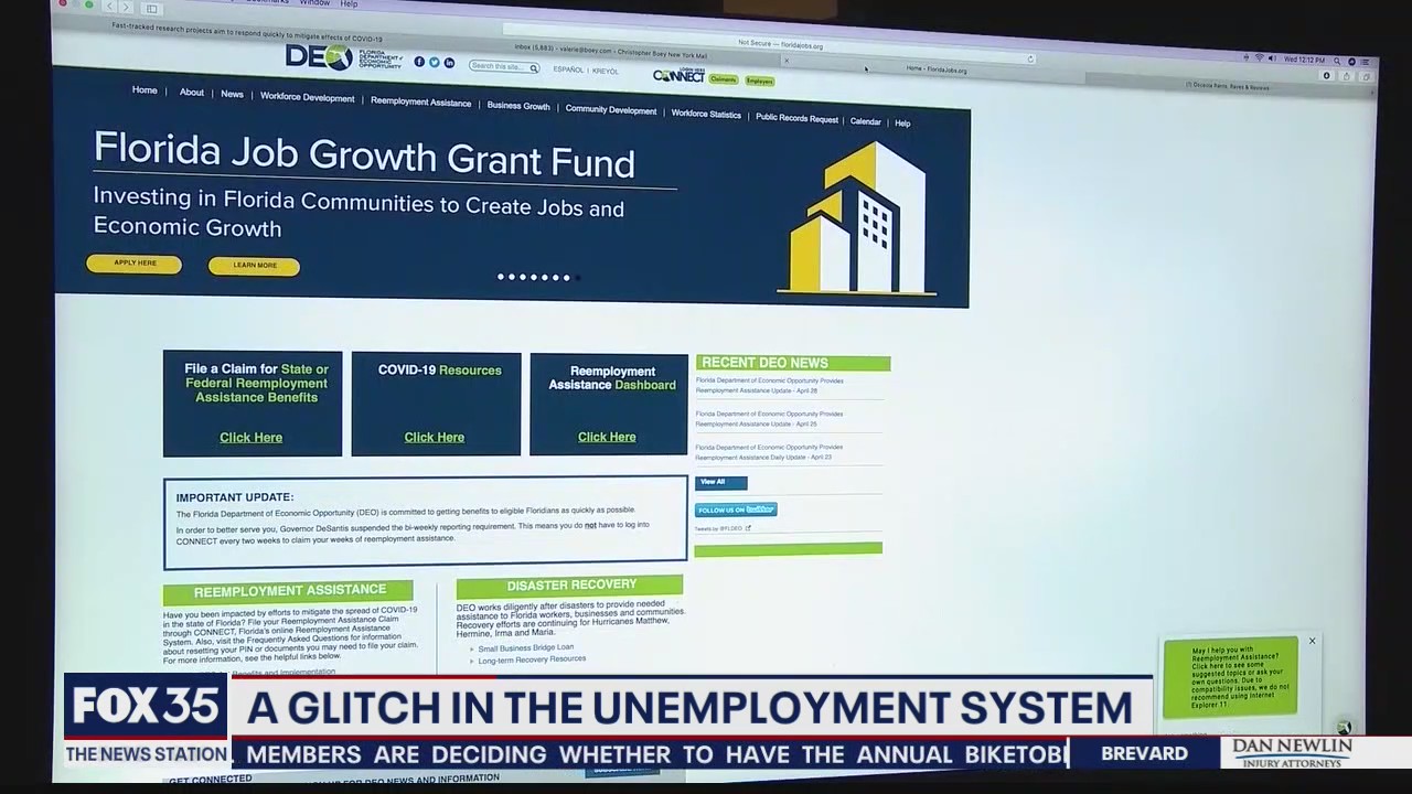New glitch in Florida's unemployment system