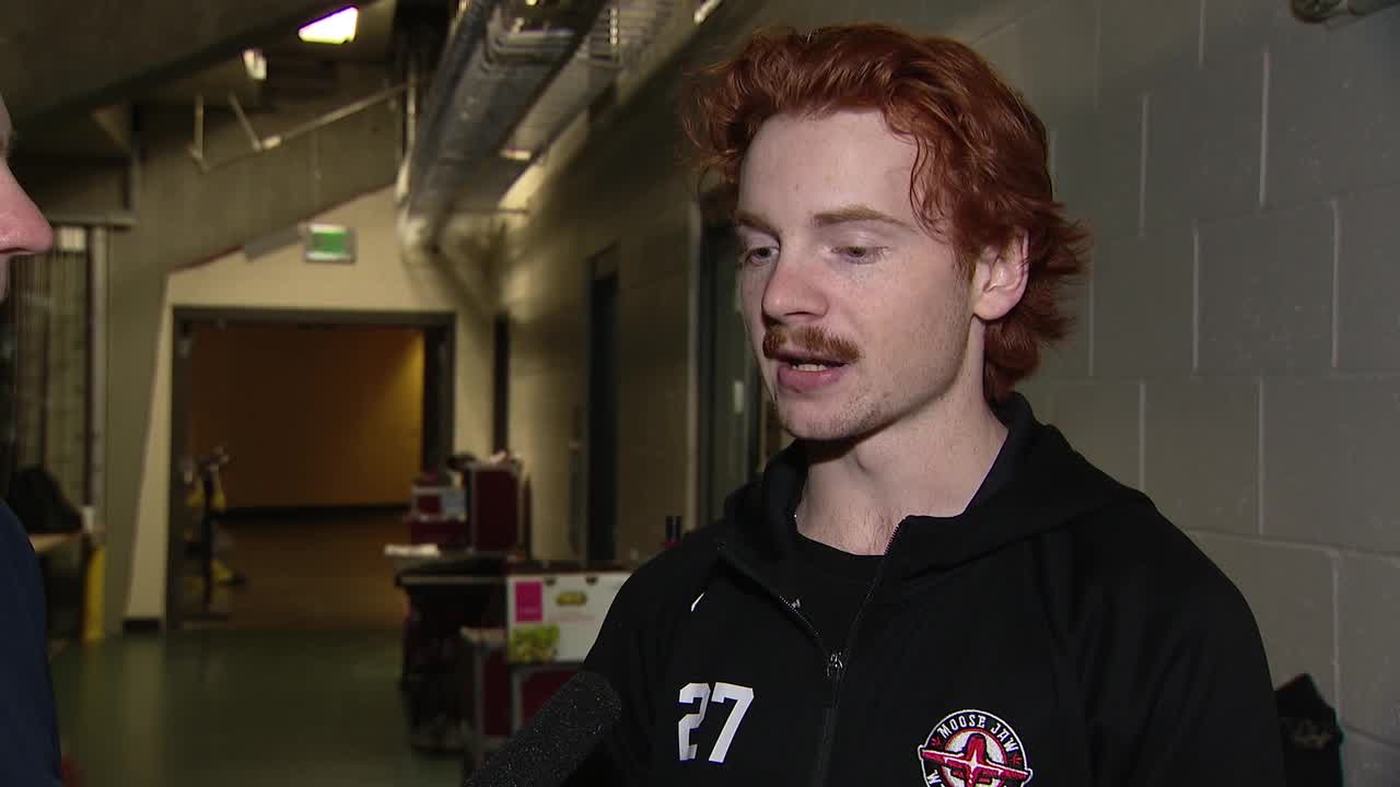 Kraken draft pick Jagger Firkus on season with Moose Jaw