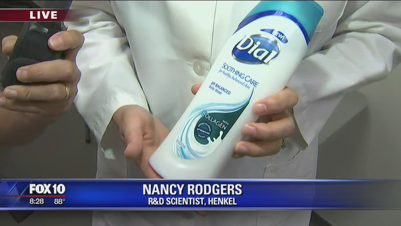 Cory tests products at Henkel