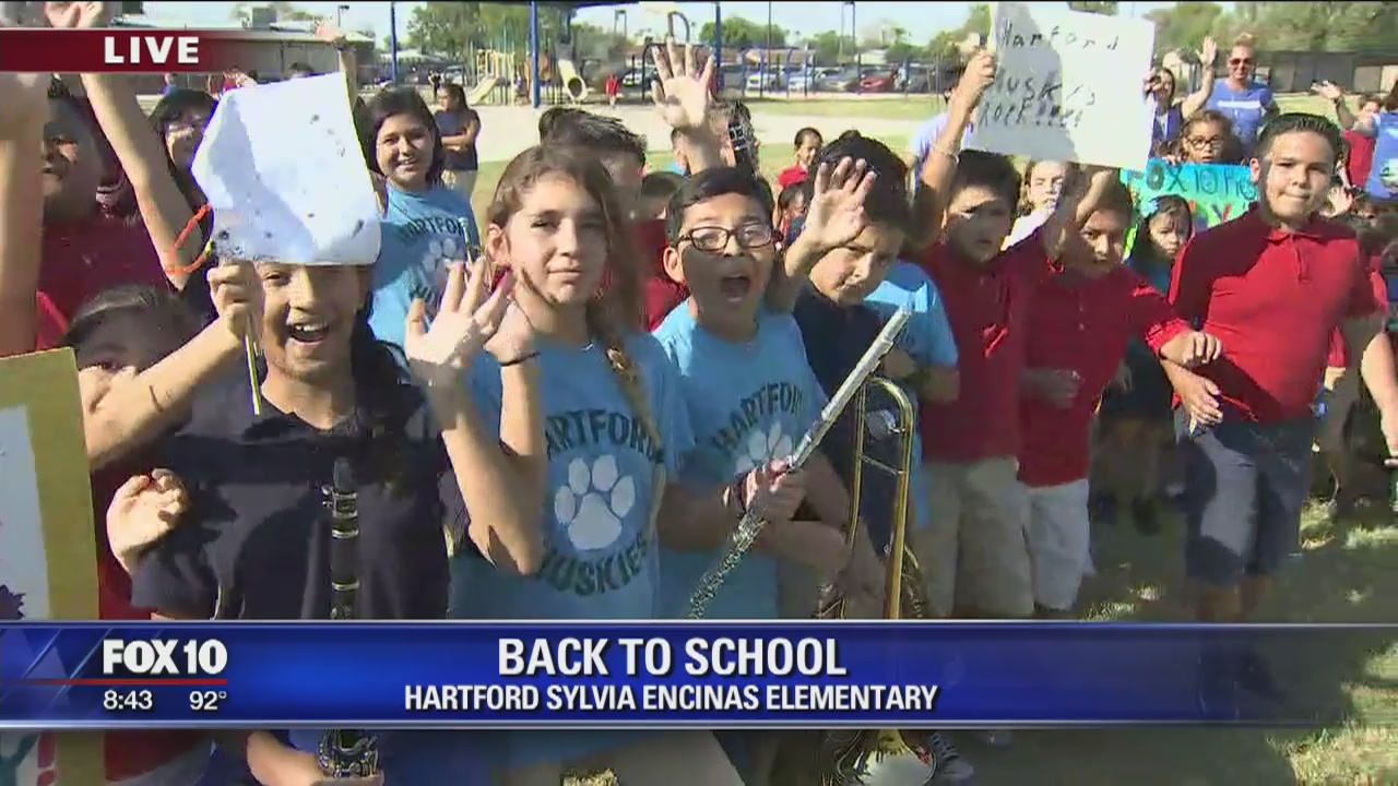 Back to school: Hartford Sylvia Encinas Elementary