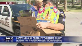Cory's Corner: Goodyear police celebrate 'Christmas in July'