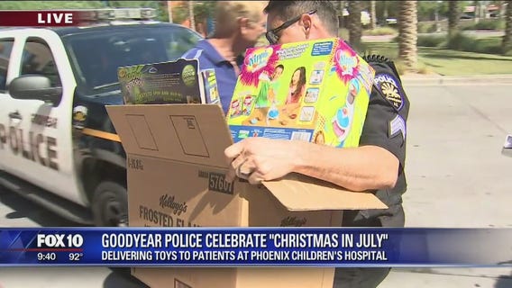 Cory's Corner: Goodyear police celebrate 'Christmas in July'