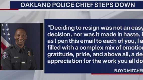 Oakland Police Chief Floyd Mitchell resigns a year after being hired