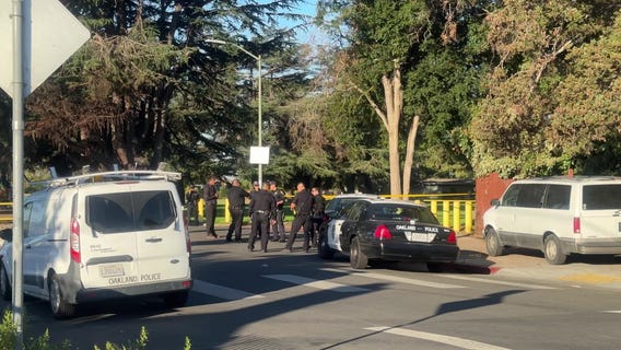 Police activity at Arroyo Viejo Park in East Oakland