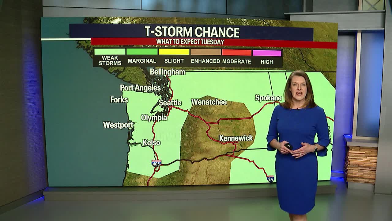 Morning showers Wednesday before a drier week ahead